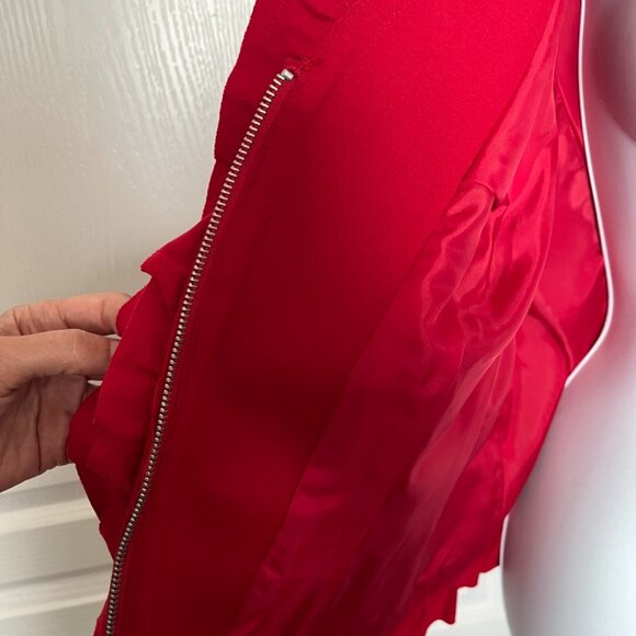 INC International Concepts Red Ruffle Jacket - Picture 6 of 6